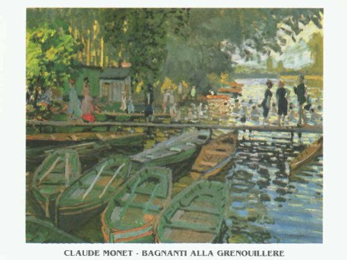FAR31882 Monet, C. - 'Bathers at La Grenouillere' (23 X 31)