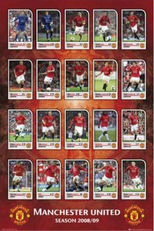SPT03222" Manchester United - Squad Profiles" (24 X 36)