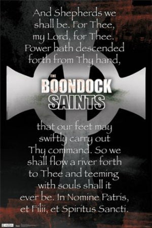 FLM56024 "Boondock Saints - Cross Prayer" (22 X 34)