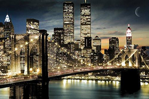 New York Night Skyline (24x36) - ARC32680