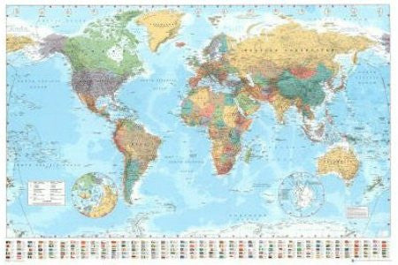 World Map - Political Map of the World (40x60) - NAT01442