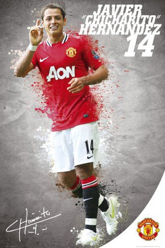 SPT33315 Manchester United - Hernandez 11/12 (24 X 36)