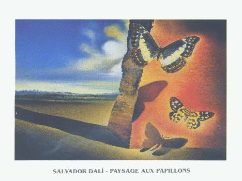 FAR32517 Dali, S. - 'Paysage aux Papillons' (20 X 28)