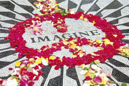 John Lennon - "Imagine Memorial" (24x36) - MUS00656