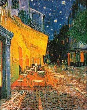 FAR60005" Vincent Van Gogh - Cafe Terrace at Night" (11 X 14)