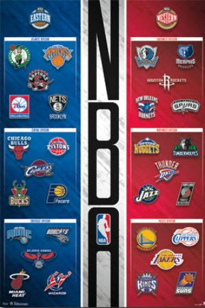SPT33372 "NBA - Logos 2012" (22 X 34)