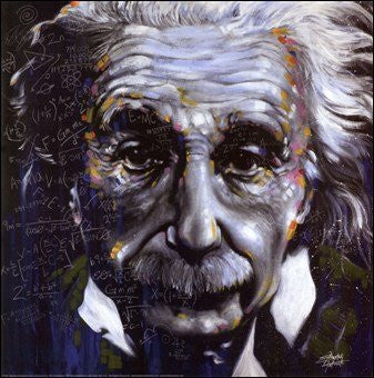 Stephen Fishwick - "It's All Relative" (Albert Einstein) (12x12) - CANV00002