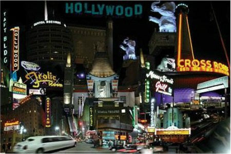 FLM70004" Hollywood Sign Boulevard" (24 X 36)