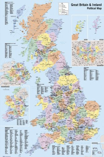 NAT90032 - UK Political Map