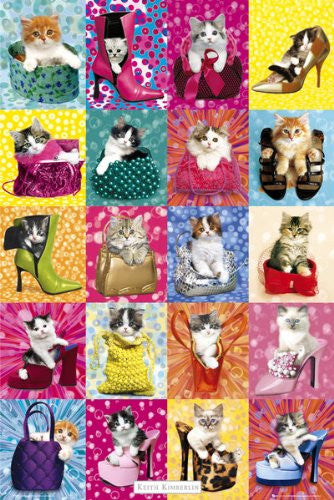 KID90001 Cat Collage 24X36