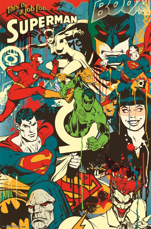 DC Comics Poster - Throwback 24x36 - FLM09663