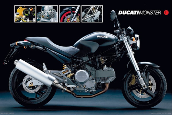 Ducati Monster - 36X24 Inch Poster