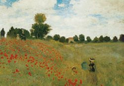 Claude Monet - 'Poppies (Poppy Field)' (24x36) - FAR36114