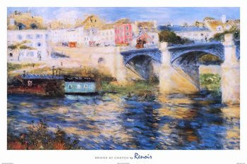 P.A. Renoir- "Bridge at Chatou" (24x36) - FAR36415