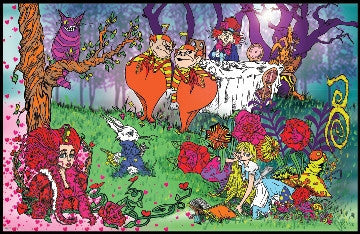 Alice in Wonderland (24x36) - FLM03295