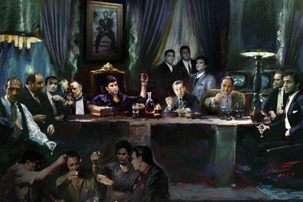 Movie Gangster Last Supper (24x36) - FLM51683