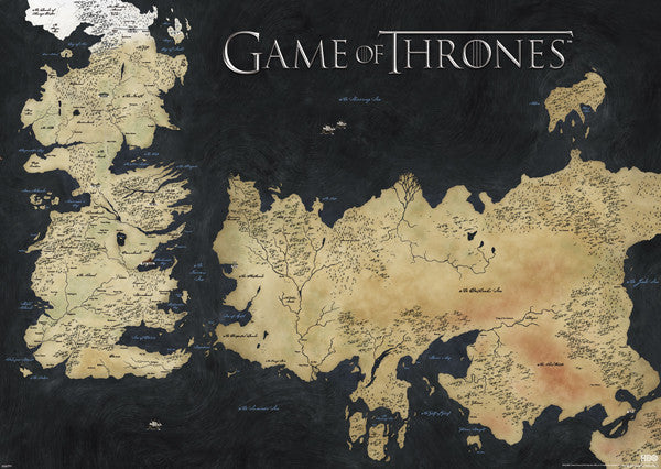 FLM56897 Game Of Thrones Map