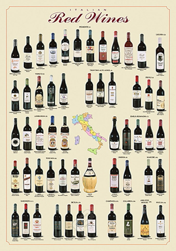 Italian Red Wines  HMR04380 24 X 36
