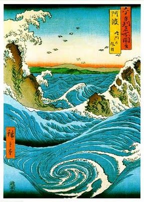 Utagawa Hiroshige - 'Whirlpool