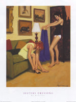Ed Martinez - "Sisters Dressing" (11x14) - FAR61003