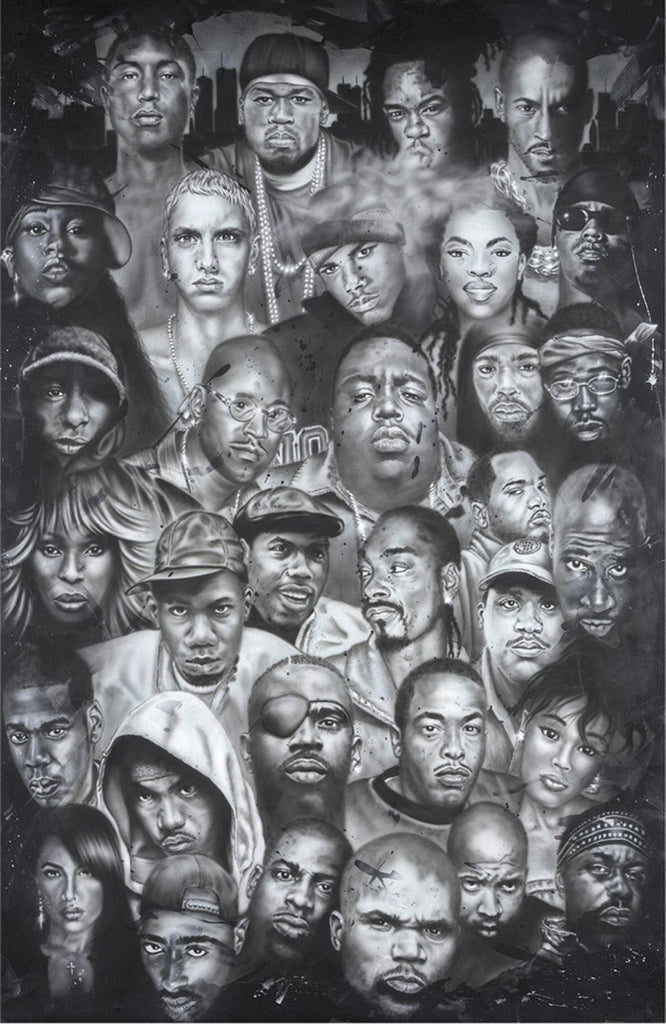 Hip Hop Rappers (24x36) - MUS01332