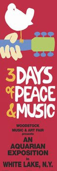 Woodstock - 3-Days (12x36) - MUS12017
