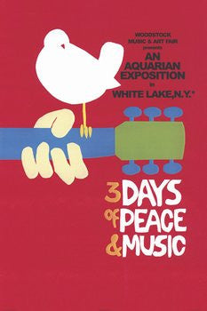 Woodstock - "3 Days of Peace" (24x36) - MUS36603