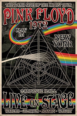 Pink Floyd - 1972 Dark Side Tour (24x36) - MUS41342