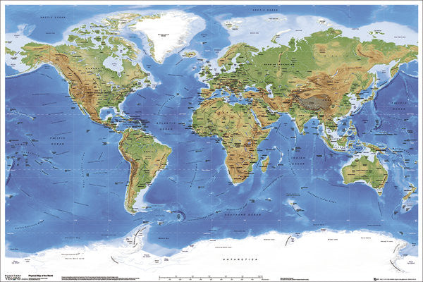 World Map (24x36) - NAT90029