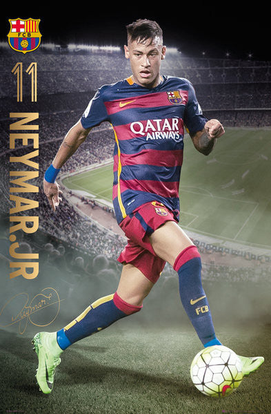 Barcelona - Neymar Action (24x36) - SPT13221