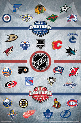 NHL - Logos 14 (24x36) - SPT13519