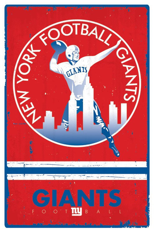 New York Giants Logo (Retro) (24x36) - SPT14256