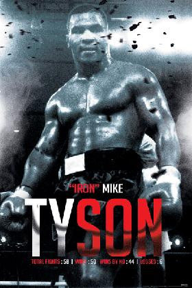 SPT78791 Mike Tyson Boxing Record