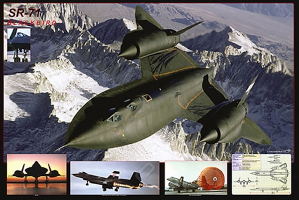 SR-71 Blackbird - 36X24 Inch Poster