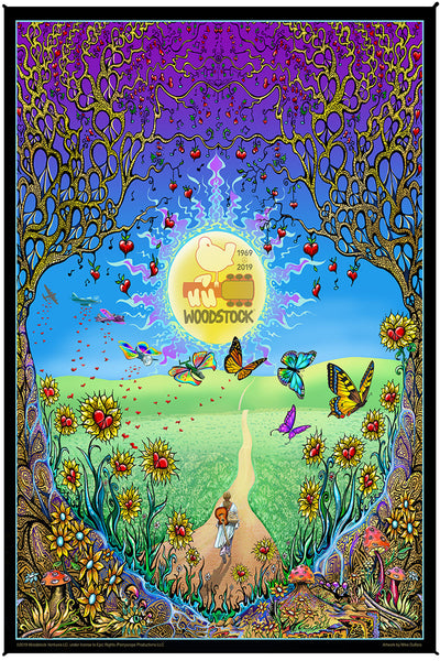 Woodstock Back To The Garden Heady Art Print Tapestry